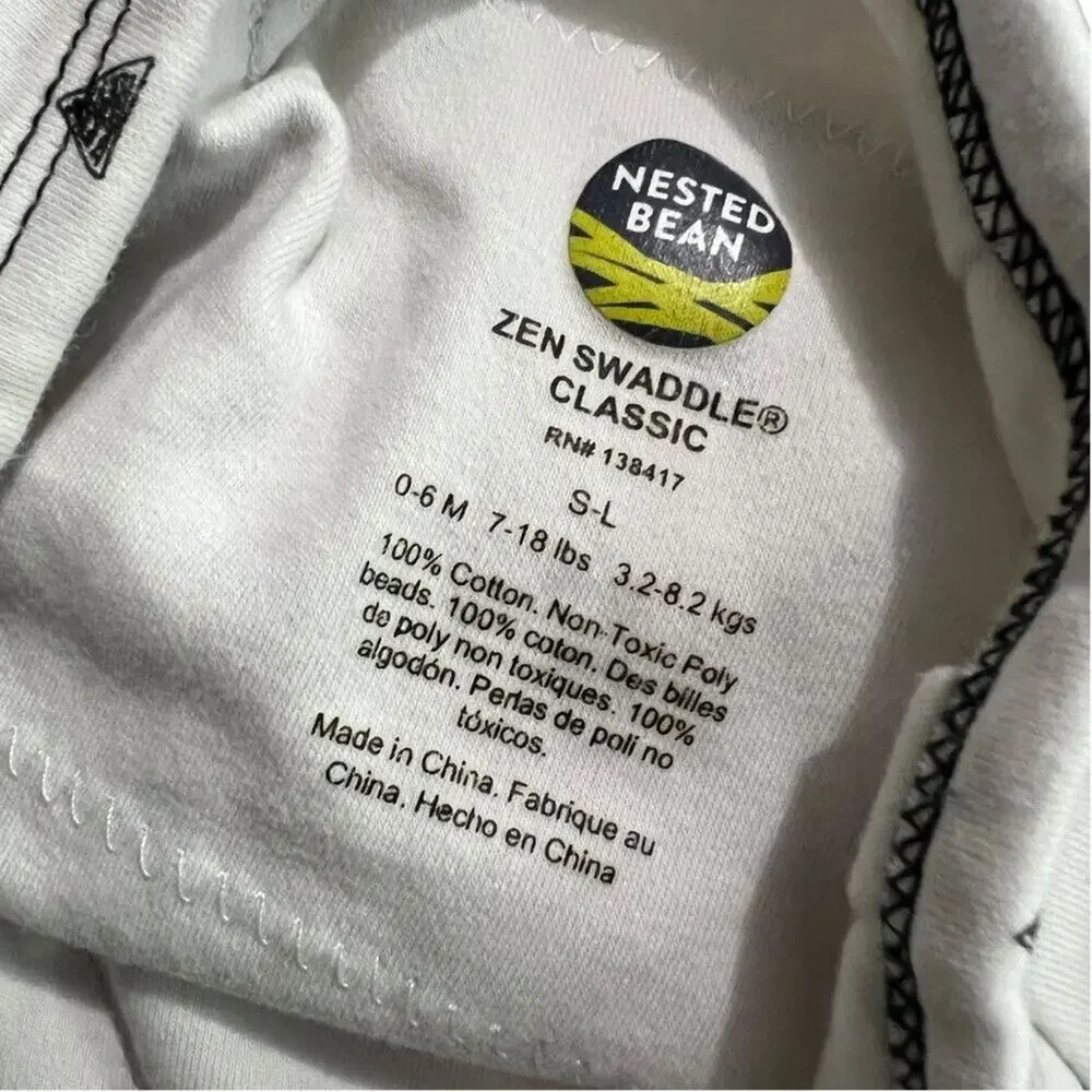 Nested Bean Zen Swaddle Gently  This Way n That Way Unisex Size